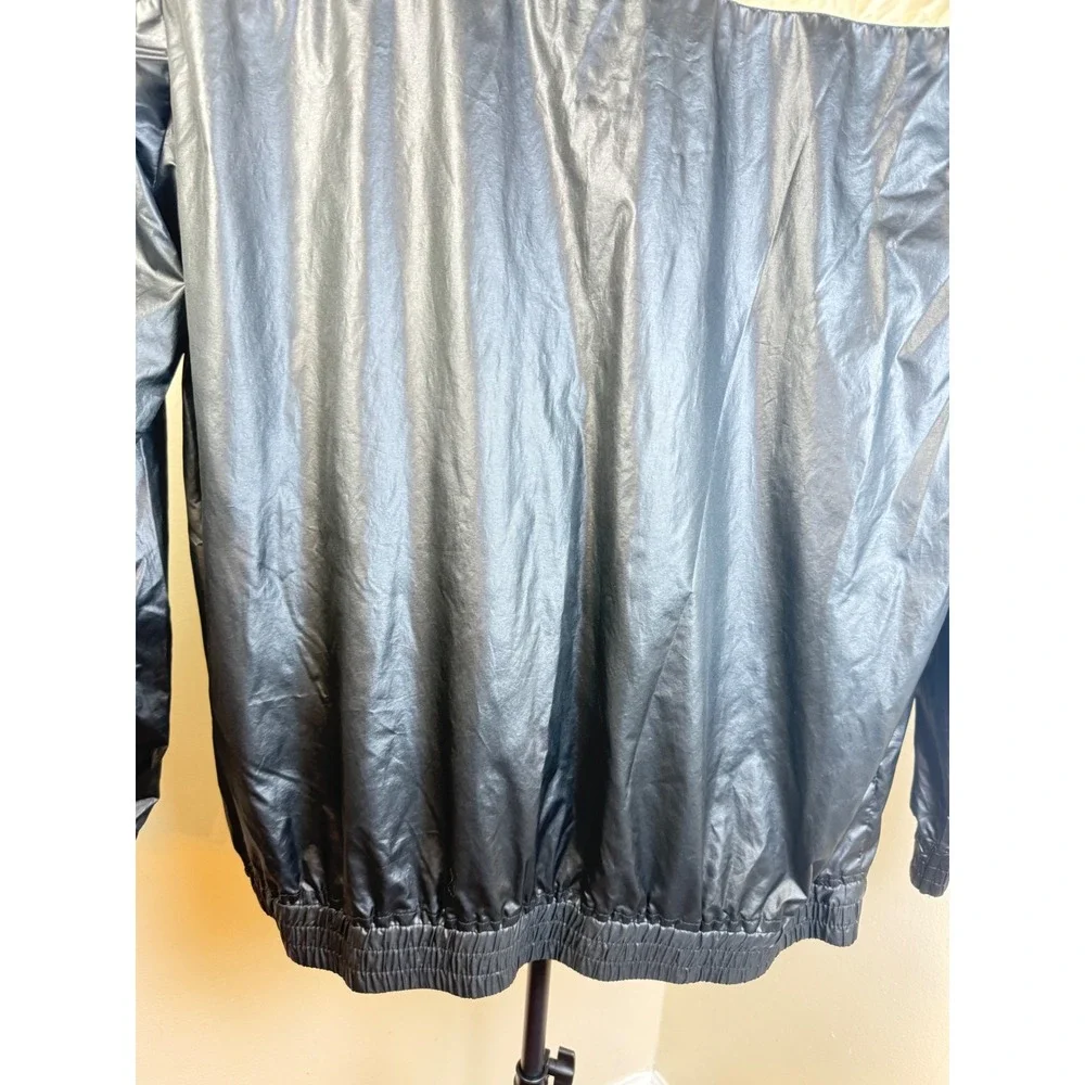 Sean John Mens Windbreaker Shacket size 3XLT Colorblock Full Zip Lined Mesh